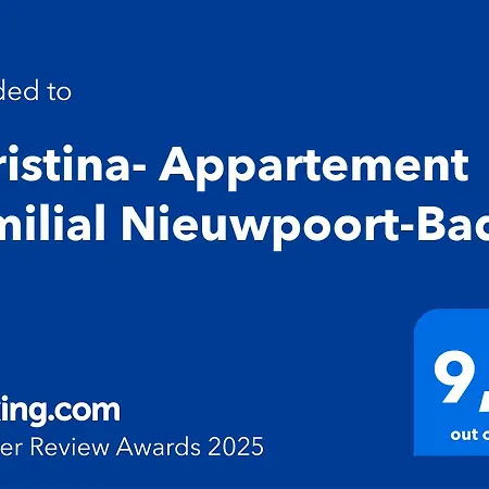 Christina - Familial Avec Parking Prive, Nieuwpoort-bad *